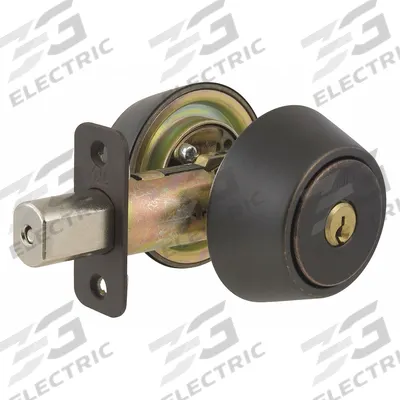 YALE RESIDENTIAL Deadbolt Lock: Cylindrical, 1 3/8 in Door Thick - Max - Standard Cylindrical Deadbolts