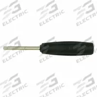 HALTEC Standard Bore Tool: Valve Core Torque Tool, Plastic/Steel, 3 in Overall Lg, 3/4 in Overall Wd (MPN TL-686TR). Key specifications — Brand: HALTEC; Features: Slip-Clutch Mechanism causes Tool to Slip After Proper Torque is Reached; Includes: Core Remover; Material: Steel; Product Type: Valve Core Torque Tool.