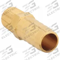 APPROVED VENDOR Barbed Hose Fitting: For 3/4 in Hose I.D., Hose Barb x NPT, Male x Male, Hex, Rigid (MPN 6AFL8). Key specifications — Fitting Connection Type: Hose Barb x NPT; Fitting Gender: Male x Male; Nipple Grip Type: Hex; Brand: APPROVED VENDOR.