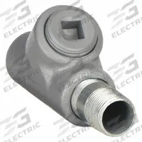 Sealing Fitting - Vertical and Horizontal: Iron, 3/4 in Trade Size, Female, NPT, EYS (MPN EYS-26). Key specifications — Brand: APPLETON ELECTRIC; Connection Type: Threaded; Thread Gender: Female; Ends - Hazardous Fittings: 3/4 in FNPT x 3/4 in MNPT; Material: Iron; Hazardous Location Rating: Class II, Division 1 and 2, Groups E, F, G; Thread Type: NPT; Standards: UL 886.