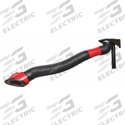 LINCOLN ELECTRIC Extraction Arm: 7 ft Extraction Arm Lg (Max) - Lincoln Wall-Mount Welding Fume Extractor Arms