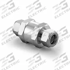 HAM-LET Check Valve: Poppet, Inline Valve Body, 3/8 in Pipe Size, Let-Lok® x Let-Lok®, Let-Lok, EPDM (MPN H-400-SS-L-3/8"-1/3 PSI-EP). Key specifications — Brand: HAM-LET; Seat Material: 316 Stainless Steel.