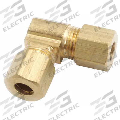 APPROVED VENDOR Compression Fitting Elbow: 7/8 in OD x 7/8 in OD Fitting Size - Low-Lead Standard Sleeve Brass Compression Fitting