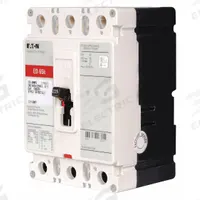 EATON Molded Case Circuit Breaker: 175 A Amps, 65kA at 240V AC, Fixed, ABC, Load Side Lug, Std, ED (MPN ED3175). Key specifications — attr217792: ED; attr196056: 65kA at 240V AC; attr196057: Fixed; attr196058: ABC; attr196059: Load Side Lug; attr196061: 225A/F.