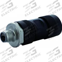 MURRELEKTRONIK Circular Connector: L Coded, 5 Pin, M12 Screw, IP67, Screw Terminals, Straight, PA (MPN 7000-P4591-0000000). Key specifications — Connector Body Type: Pin; Coding: L; Brand: MURRELEKTRONIK; Voltage Rating: 63V AC/63V DC; Thread Size: M12; Mounting Style: Screw; IP Rating: IP67; Housing Material: PA.