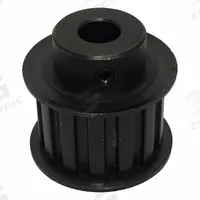 APPROVED VENDOR Timing Pulley: Trapezoidal, Fixed, For L Timing Belt Section, For 1 in Belt Wd (MPN 14LF100X1/2). Key specifications — Brand: APPROVED VENDOR; Tooth Profile: Trapezoidal; Finish: Black Oxide.