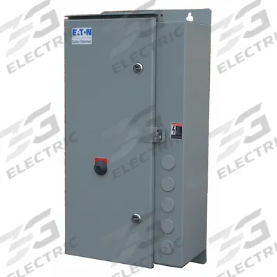 EATON NEMA Magnetic Motor Starter: Non-Reversing, 3 Poles, NEMA Size 5, 270 A - Enclosed Non-Reversing Starters with Electronic Overloads