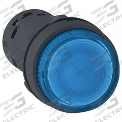 SCHNEIDER Extended Push Button: Blue, 22 mm Mounting Size, Non-Metallic, Momentary (MPN XB7NW36B1). Key specifications — Brand: SCHNEIDER; Action: Momentary; Series: XB7; Push Button Material Type: Non-Metallic.
