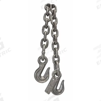 APPROVED VENDOR Chain Sling: 1/2 in Chain Trade Size, 80 Chain Grade, Grab Hook, Steel - Grade-80 Single-Leg Chain Slings