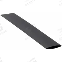 IDEAL Heat Shrink Tubing: 0.54 in I.D. Before Shrinking, 0.25 in I.D. After Shrinking, 6 in Lg, 5 PK (MPN 46-322). Key specifications — Color: Black; Brand: IDEAL.