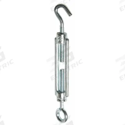 BIRD BARRIER Netting Turnbuckle: Netting Turnbuckle, Galvanized Steel, Silver, 1/2 in Dp - Bird Control Netting Accessories