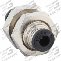 AIGNEP USA Push-Fit Union Fitting: 4 mm OD x 4 mm OD Size, Push-to-Connect x Push-to-Connect, 5 PK (MPN 50050N-4-PK5). Key specifications — Brand: AIGNEP USA.