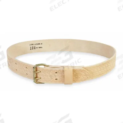 KLEIN TOOLS Modular Tool Belt: Leather, 32 in to 40 in Waist Size - Tool Belts without Pouches