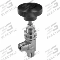 HAM-LET Plumbing Needle Valves: Angle Valve Body, 316 Stainless Steel, Integral Bonnet, MNPT x MNPT (MPN H-380U-SS-N-R-1/4-RS-A). Key specifications — For Media: Liquid; Standards: ISO 15848-1; Brand: HAM-LET; Valve Series: H300U; Stem Type: Regulating; Connection Gender - Side 2: Male; Connection Gender - Side 1: Male; Connection Type - Side 1: NPT.