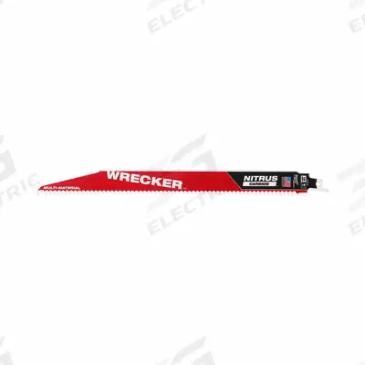 MILWAUKEE Reciprocating Saw Blade: 6 Teeth per Inch, 12 in Blade Lg, 0.05 in Blade Thick - General Purpose Blades