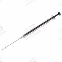 HAMILTON Chromatography Syringe: 500 ul Capacity - mL, Gastight, Borosilicate Glass, PTFE, Cemented (MPN 81216). Key specifications — Attachment Type: Luer Tip Needle; Plunger Material: PTFE; Needle Point Style: 3; Needle Type: Cemented; Sterile/Non-Sterile: Sterile; Tip Material: PTFE; Barrel Material: Borosilicate Glass; Brand: HAMILTON.