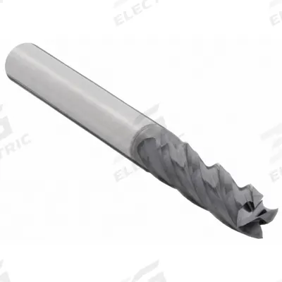 APPROVED VENDOR Square End Mill: Carbide, AlTiN Coated, 4 Flute, 3/16" Mill Dia, 5/8" LOC - General Purpose Carbide Square End Mills