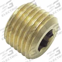 LEGRIS Plug: Cored Plug, C36000 Brass, 1/4 in, NPT Threaded, 3,626 psi, 13/32 in Lg (MPN 0205 14 00). Key specifications — Maximum Operating Pressure: 3,626 psi.