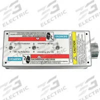 SIEMENS Surge Protection Device: Three Phase, 480V AC Delta, 1800V (L-G, L-L), 552 V AC, 4X (MPN TPS3F0910D00). Key specifications — Voltage: 480V AC Delta; Includes: Dry Contacts; Max. Continuing Operating Voltage: 552 V AC; Voltage Protection Rating: 1800V (L-G, L-L); Enclosure Material: Polycarbonate; Max. Surge Current per Mode: 50kA (L-G; Brand: SIEMENS.