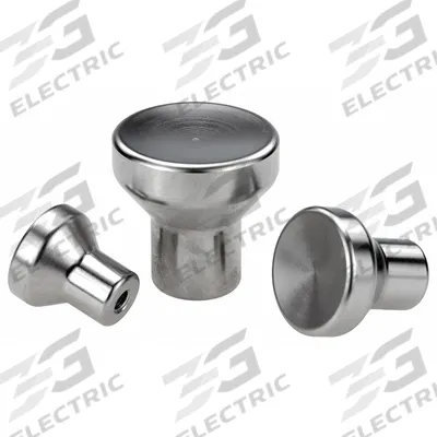 KIPP Hand Knob: Pull, Stainless Steel, #8-32 Thread, 10 mm Thread Lg - Corrosion-Resistant Pull Knobs with Threaded Hole