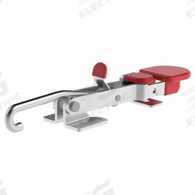 DE-STA-CO Latch Clamp: Horizontal, Includes Locking Handle - Horizontal U-Latch Toggle Clamps