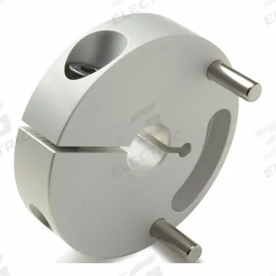 RULAND MANUFACTURING Controlflex Coupling Hub: 1.5° Angular Misalignment, 1 mm Axial Motion - Single Insert Hubs for Round Shafts