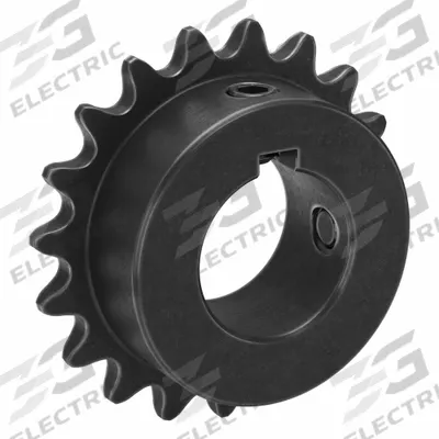 TRITAN Sprocket: 35, For 3/8 in Chain Pitch, 1 in Bore Dia, 19 Teeth, 2.278 in Pitch Dia - Size 35 Fixed-Bore Roller Chain Sprockets