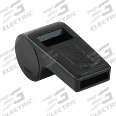 SPALDING Whistle: Plastic, Black, Lanyard, Pea Included (MPN 8304SP). Key specifications — Includes: Lanyard; Color: Black; Material: Plastic.