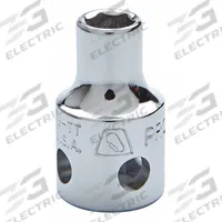 PROTO Socket Bit: 3/8 in Drive Size, Hex Tip, 8 mm Tip Size, 2 23/32 in Overall Lg, Fixed Insert (MPN J4990-8M-TT). Key specifications — attr1204765: Fixed Insert; attr1204767: PROTO.