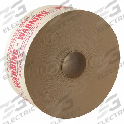 CENTRAL Water-Activated Tape: 7 mil Tape Thick, 3 in x 450 ft, 260, Kraft - Medium-Duty Water-Activated Kraft Tape