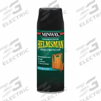 MINWAX Finish: Varnish, Exterior/Interior, Oil, 11.5 oz Container Size, Wood, Satin, Clear, Clear (MPN 33255000). Key specifications — Brand: MINWAX; Transparency: Clear; Use Location: Interior; Sheen: Satin; Sub-Brand: Helmsman; Color: Clear.