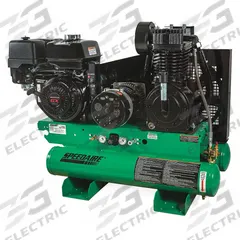 SPEEDAIRE Stationary Air Compressor/Generator: 2 Stage, 13 hp Engine, Honda, 15.7 cfm, Horizontal (MPN AG2-SH13-08GE). Key specifications — attr50933: Honda; attr86530: Electric; attr50934: SPEEDAIRE.
