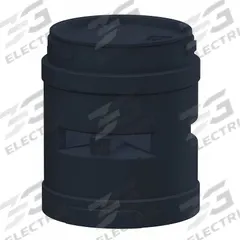 SCHNEIDER ELECTRIC Tower Light Sounder Tier: Buzzer Sound, 24V AC/24V DC, 2 3/8 in Overall Dia (MPN XVUC9S). Key specifications — Brand: SCHNEIDER; Manufacturer Part Number: XVUC9S; Compatible with Series: XVU; Operating Voltage: 24V AC; Sound Operating Mode: Intermittent.