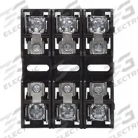 BUSSMANN Fuse Block: Open Block Design, 3 Pole, 600 V AC, Pressure Plate/Quick Connect (MPN BMM603-3PQ). Key specifications — Brand: BUSSMANN.