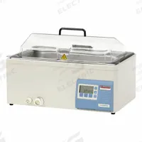 THERMO SCIENTIFIC Water Bath: 20 L Capacity, 100°C Max Temp, Stainless Steel, +/-0.1°C, Digital (MPN TSGP20). Key specifications — Display Type: Digital; Heated or Refrigerated: Heated; Brand: THERMO SCIENTIFIC; Interior Material: Stainless Steel; Temperature Accuracy Tolerance: +/-0.1°C; Voltage: 115/230V AC.