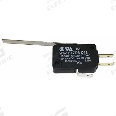 Honeywell Miniature Snap Action Switch: Lever Actuator, 1NO/1NC - Hinge Lever Snap-Action Switches