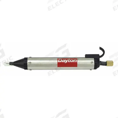 Dayton Engraver: 1/16 in Collet Size, Corded, Max. 7,200 stroke/min, Includes Engraving Tip - Engravers