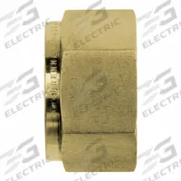 BRENNAN INDUSTRIES Compression Fitting Nut: 1/4 in OD Size, Compression, Brass (MPN N0318-04-B). Key specifications — Compatible Fitting Brands: Hy-Lok; Brand: BRENNAN INDUSTRIES; Series: N0318.