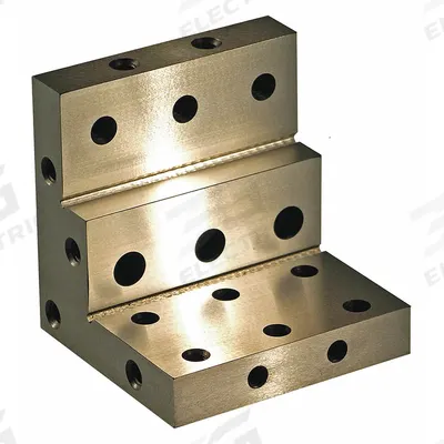 SUBURBAN Angle Plate: Hardened Steel, 3 in L x 3 in W x 2 3/4 in H - Steel Angle Plates with Mounting Holes
