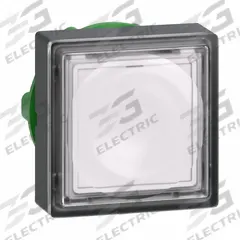 SCHNEIDER Flush Push Button: 22 mm Mounting Size, Non-Metallic, Momentary (MPN ZB5CW313). Key specifications — Brand: SCHNEIDER; Action: Momentary; Series: XB5; Push Button Material Type: Non-Metallic.