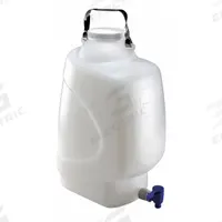 APPROVED VENDOR Carboy: 20 L, 5.28 gal, HDPE, 342 mm x 207 mm x 492 mm, Spigot, Colorless (MPN 7310020). Key specifications — Autoclavable: No; Dispenser Location: Bottom; Features: Wide Handles; Body Color: Colorless; Brand: APPROVED VENDOR; Includes Closure: Yes; Screw Closure Size: 100 mm.