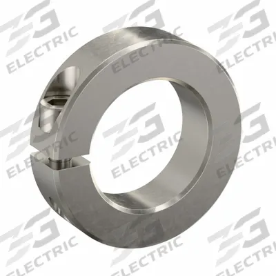 RULAND MANUFACTURING Shaft Collar: 1-Piece, Inch, Round, Clamp-On, 1 5/8 in Bore Dia - Stainless Steel Shaft Collars
