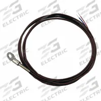 DAYTON Ring Thermocouple: -325°F to 500°F /-200°C to 260°C, ±0.4%/±0.5°C Accuracy, Type T, Bolt (MPN 826Y35). Key specifications — Brand: DAYTON; Cable Material: FEP Insulation; Cable Length: 72 in; Accuracy: ±0.5 °C; Process Mounting Connection: Bolt; Maximum Wire Gauge: 20 AWG.