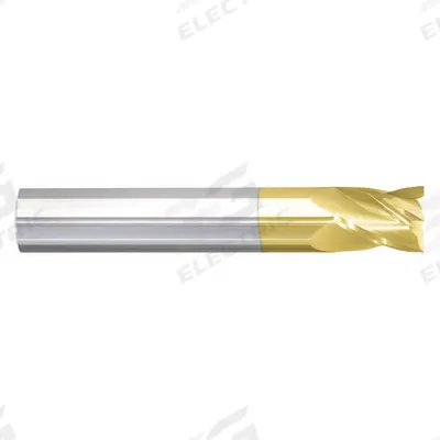 APPROVED VENDOR Square End Mill: Carbide, TiN Coated, 4 Flute, 1/2" Mill Dia, 5/8" LOC - General Purpose Carbide Square End Mills