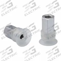 SCHMALZ Vacuum Pad Assembly: Flat, M5 Vacuum Port, 11.2 mm Pad Dia, Food Grade Silicone Rubber, 55 A (MPN 10.01.01.14168). Key specifications — attr1019136: 10.01.01.14168; attr1019138: SCHMALZ; attr1019139: 55 A.