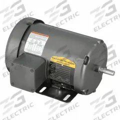 BALDOR General Purpose Motor: Rigid Base Mount, Totally Enclosed Fan Cooled, 1/2 hp, 230V AC/460V AC (MPN M3460). Key specifications — Brand: BALDOR; Nameplate Voltage @ 60 Hz: 230V AC; Full Load Current @ 60 Hz: 0.80/1.54/1.6 A; Nameplate RPM @ 60 Hz: 1,775 RPM; Motor Enclosure: TEFC.