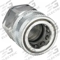 SNAP-TITE Hydraulic Quick Connect Hose Coupling: 1/2 in Coupling Size, Steel, Nitrile, Female NPTF (MPN PEAC8-8F). Key specifications — Body Material: Steel; Seal Material: Nitrile; Brand: SNAP-TITE.