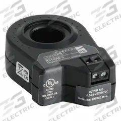 JOHNSON CONTROLS Current Sensor Relay: Surface Mounted, 200 A Current Rating, 0 to 250V AC/DC, Pin (MPN R310AE-2C). Key specifications — Electrical Connection: Terminal Strip; Monitored Parameters: Undercurrent; Mounting Style: Bracket; Status Indicator: LED Indicator; Trip Point: 0.75 A; Trip Point Type: Fixed; Brand: JOHNSON CONTROLS.
