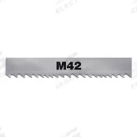 MORSE Band Saw Blade: Bi-Metal, M42, 13 ft, Variable Cutting Edge, 3/4 in Blade Wd, 5/8, Bi-Metal (MPN 4254581560-WWG). Key specifications — attr1211722: 13 ft; attr1099499: 5/8.