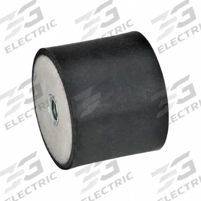 JW WINCO Vibration-Isolating Mount: Cylindrical, Natural Rubber - Female x Female Vibration-Isolating Mounts